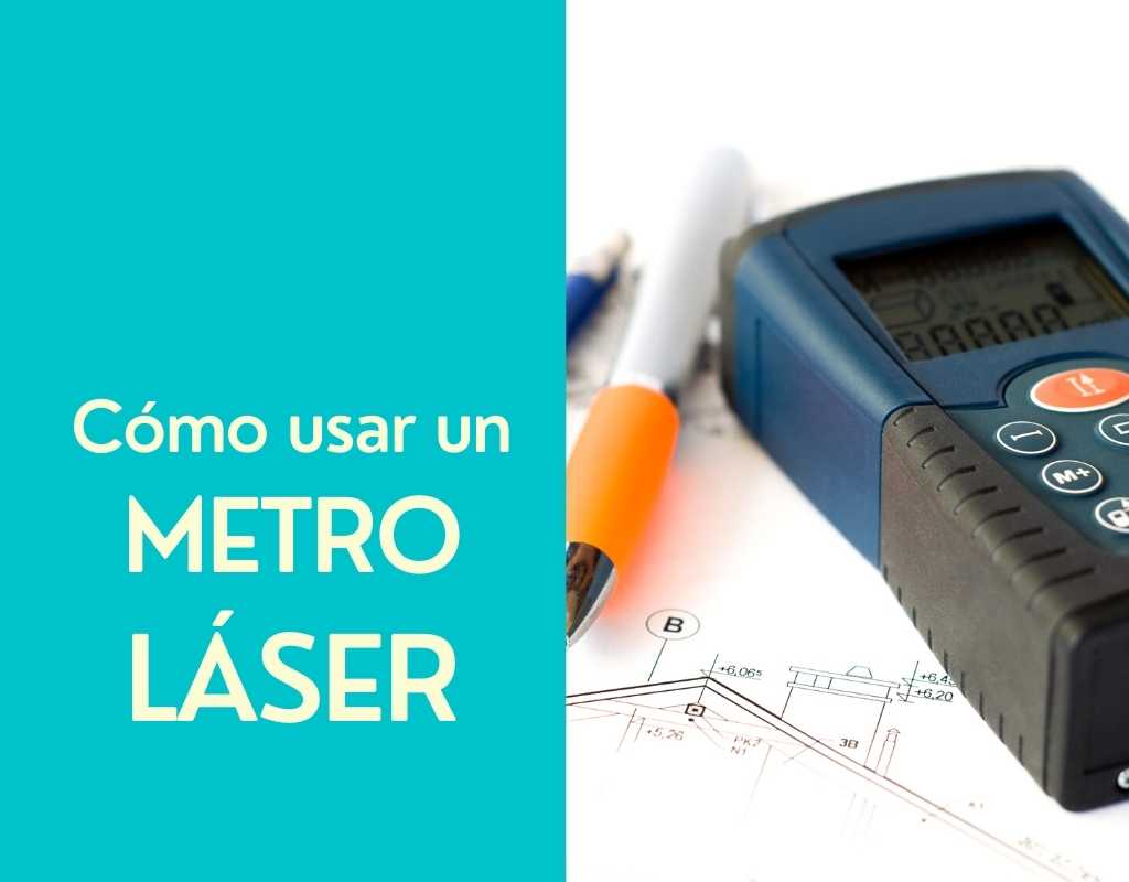 como medir con un metro laser